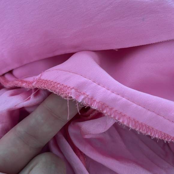 Amanda Uprichard Hot Pink Gisele Midi Dress - Picture 13 of 17